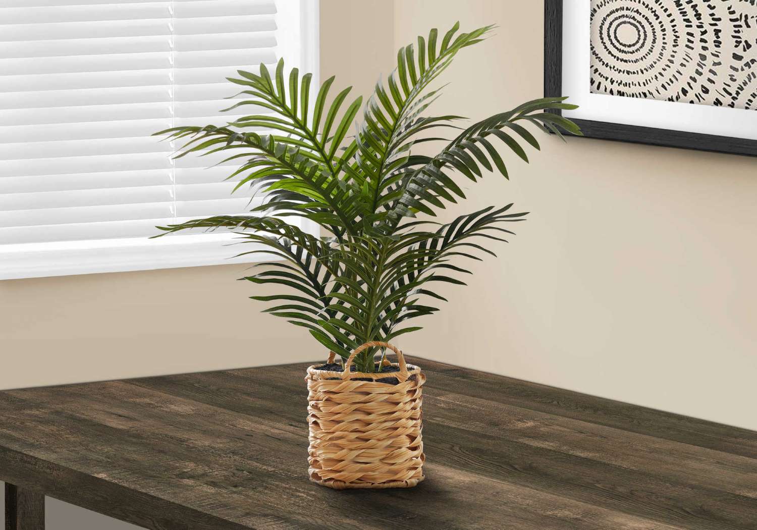 Artificial 24" Indoor Palm Plant in 5" Pot I 9503