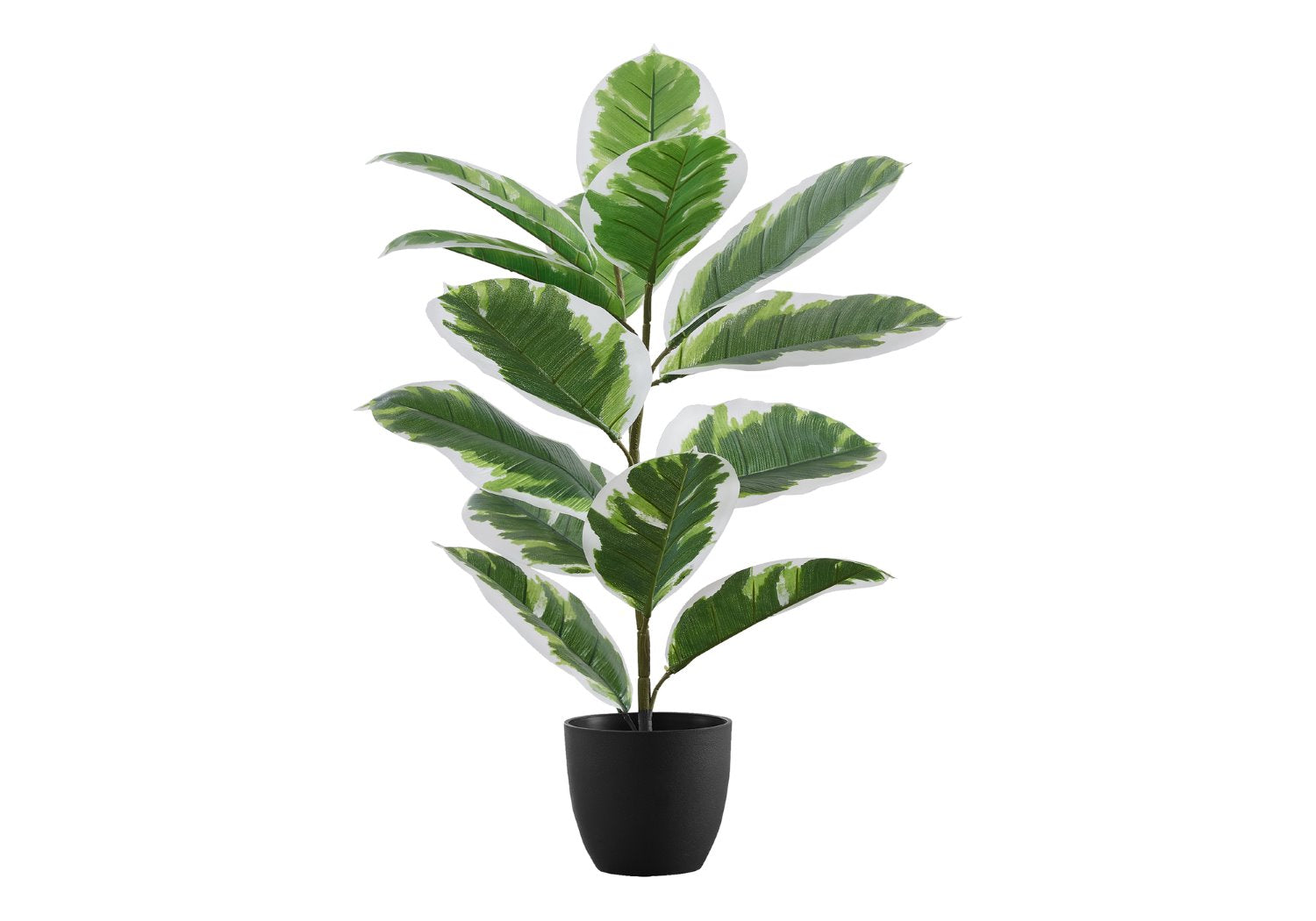 Artificial 27" Indoor Rubber Plant in 5" Pot I 9572