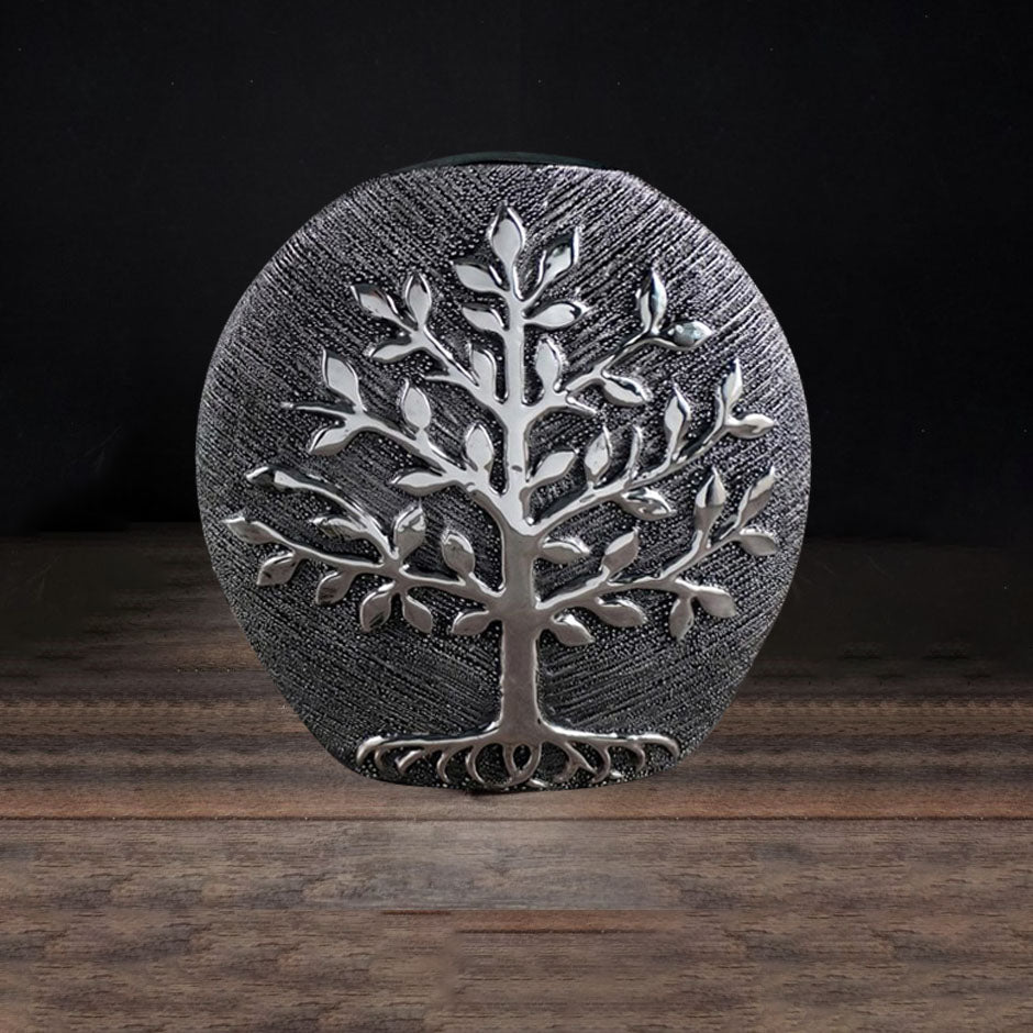 Oval Vase-Tree Of Life V5-280