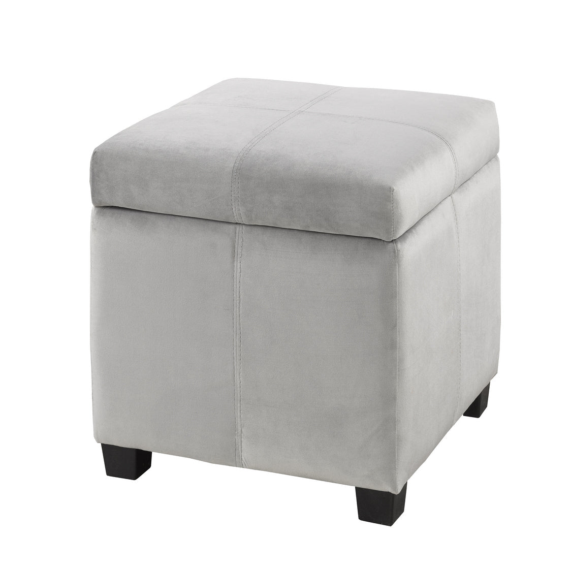GREY STORAGE OTTOMAN - 2012XS GR