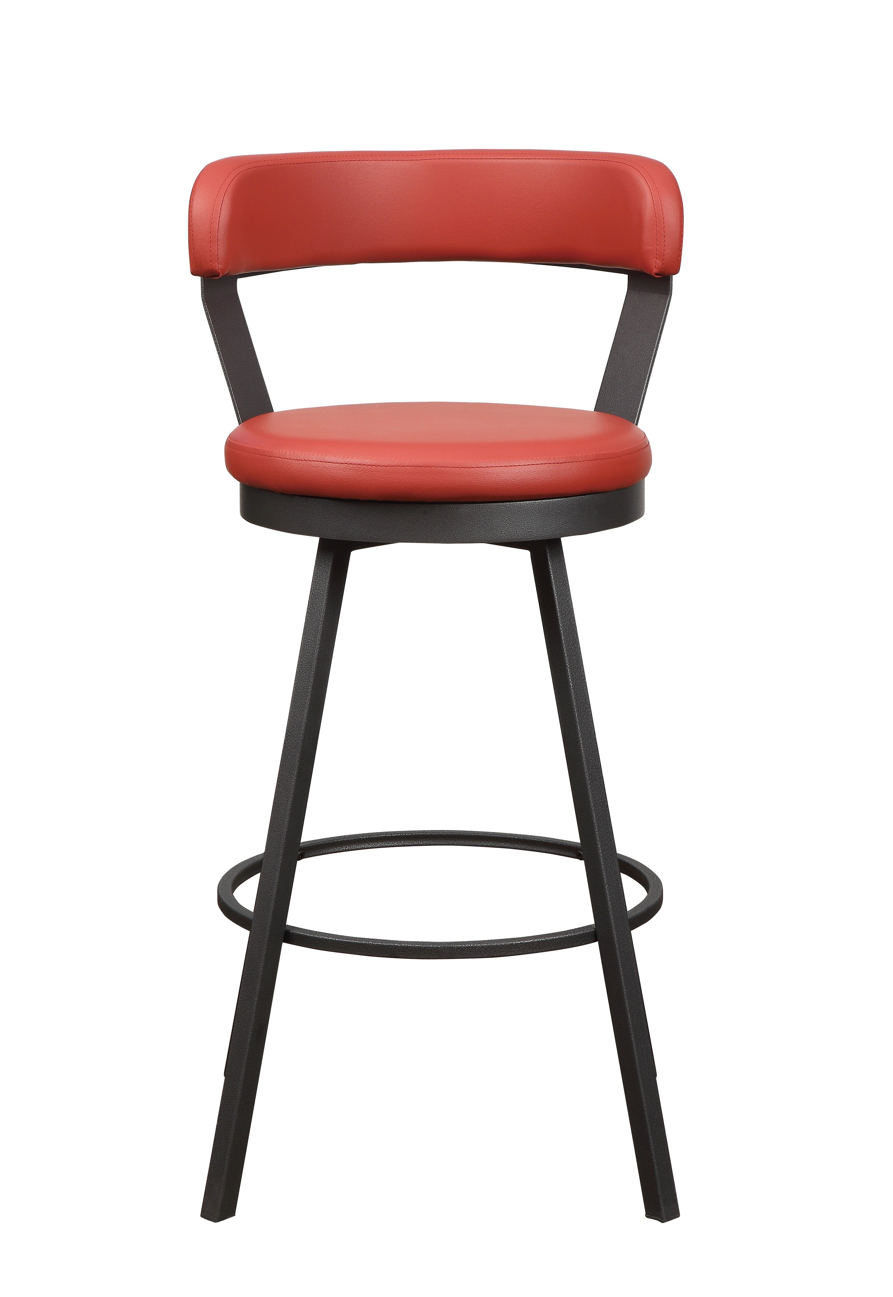 Swivel Pub Chair Red 5566-29RD (Set of 2)